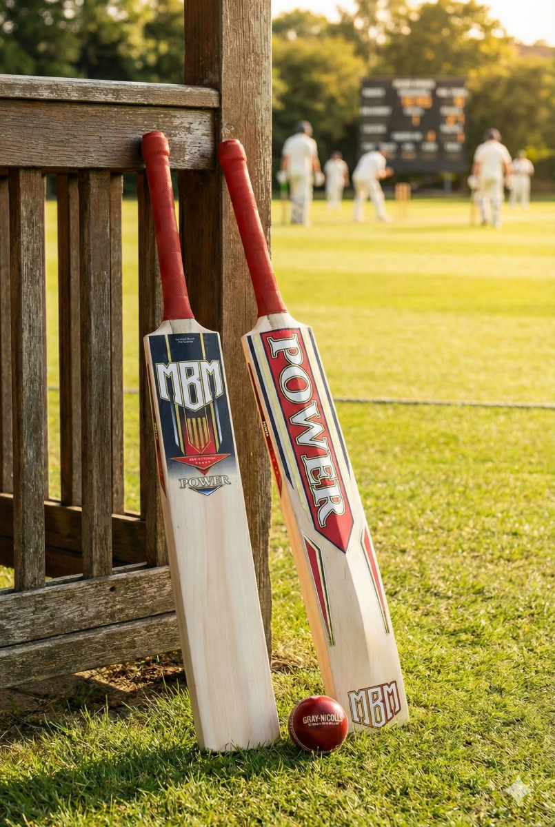 MBM Power Edition Hardball Cricket Bat – A Grade Kashmir Willow | Full Cane Handle | Lightweight 1200g | Fully Knocked for Power Hitting