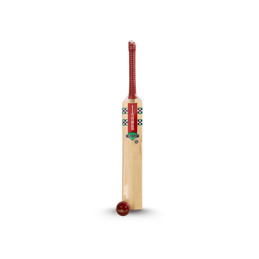 MBM Bat Brand Red–Green Hybrid Edition Hardball Cricket Bat – A-Grade Kashmir Willow, Full Cane Handle, Lightweight 1190g, Fully Knocked for Power Hitting