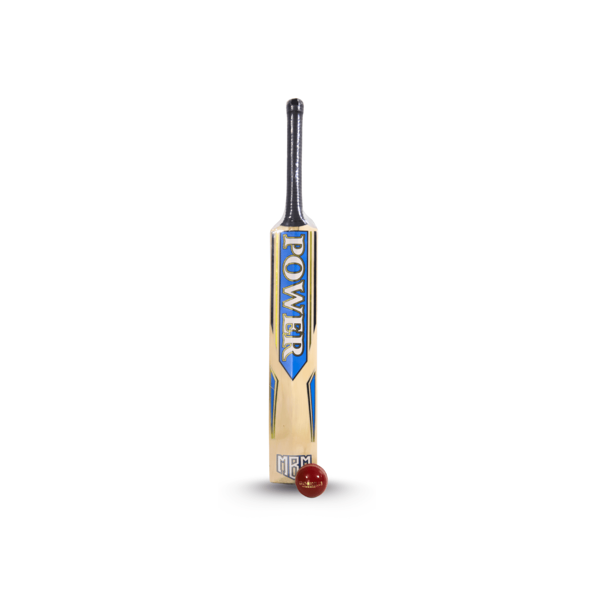 MBM Power Edition Hardball Cricket Bat – A Grade Kashmir Willow | Full Cane Handle | Lightweight 1200g | Fully Knocked for Power Hitting