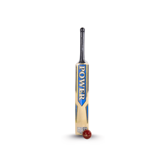 MBM Power Edition Hardball Cricket Bat – A Grade Kashmir Willow | Full Cane Handle | Lightweight 1200g | Fully Knocked for Power Hitting