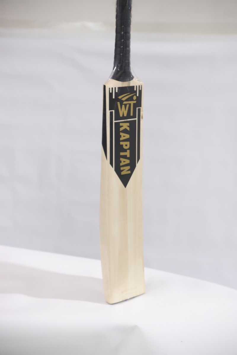 MBM Sports WT Kaptan Edition Hard Ball Bat – A-Grade Kashmir Willow | Full Cane Handle | Lightweight 1200g | Fully Knocked for Power Hitting